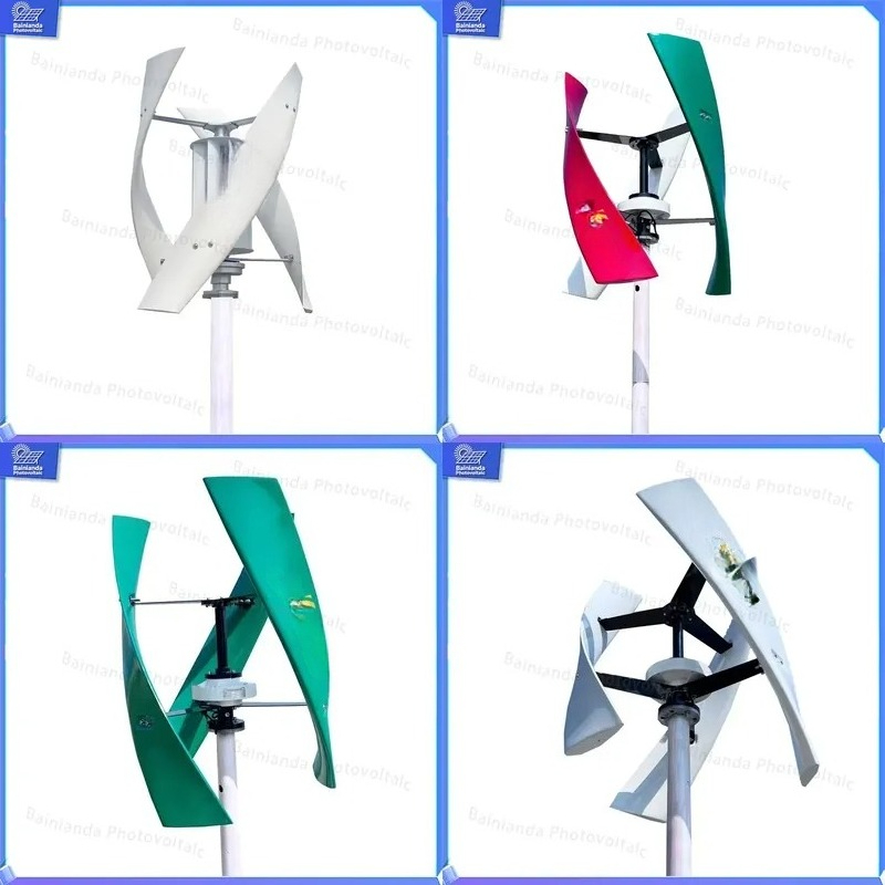Outdoor Power Kit - 600W 1KW Vertical Axis Wind Turbine