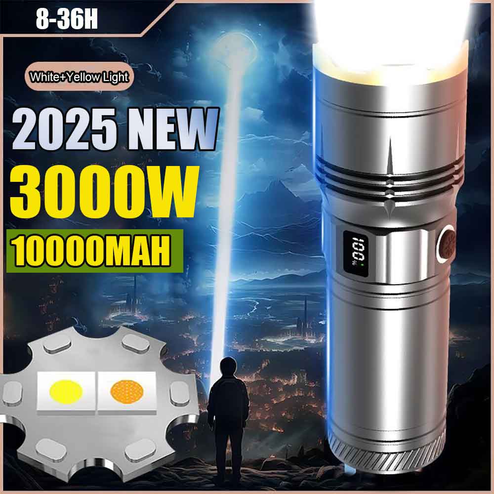 Outdoor Power Source - 2025 Newest 10000mah Powerful white and