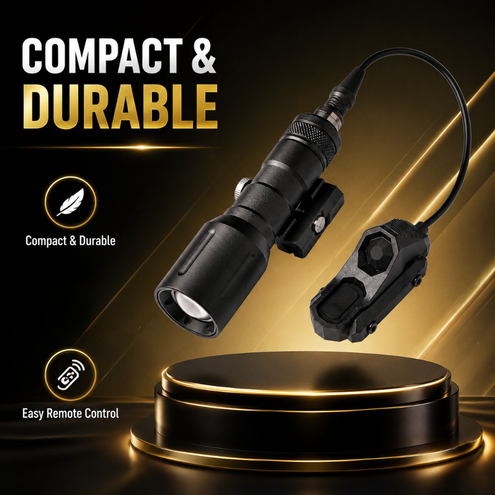 Power Switch Outdoor - High Power Alloy LED Flashlight with