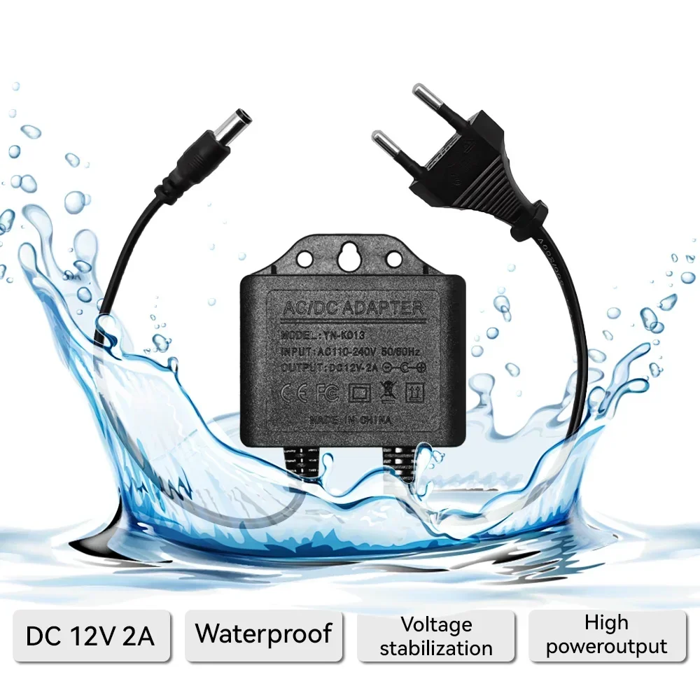 Power Adapter  DC12V 2A Waterp - Outdoor Power Adapter review and price