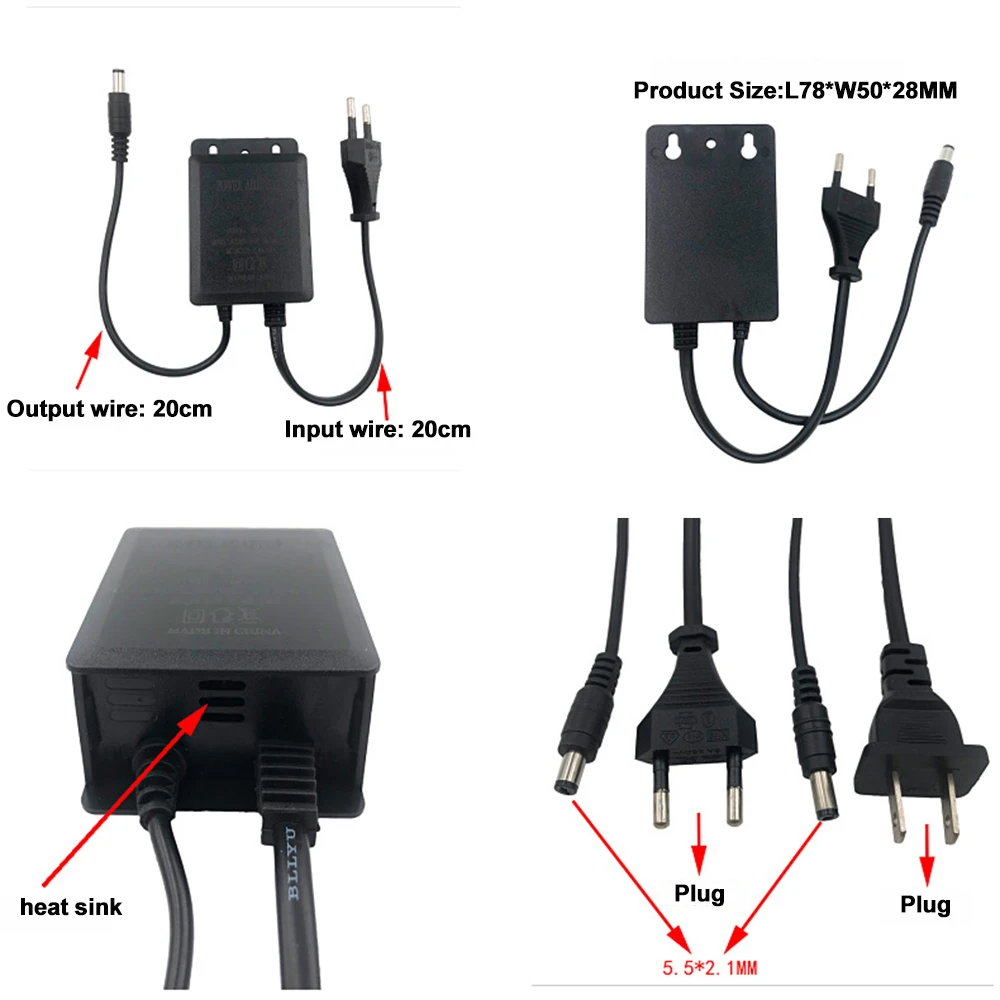 Outdoor AC 100-240V Input DC 1 - Outdoor Power Adapter review and price