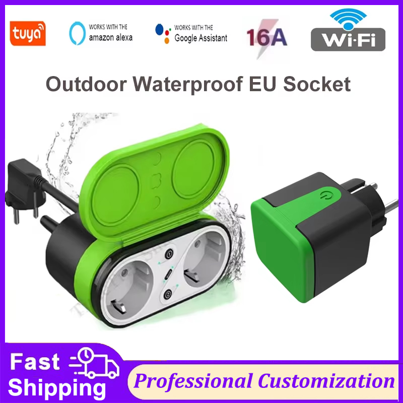 Tuya EU 16A Wifi Smart Outdoor - Outdoor Power Adapter review and price