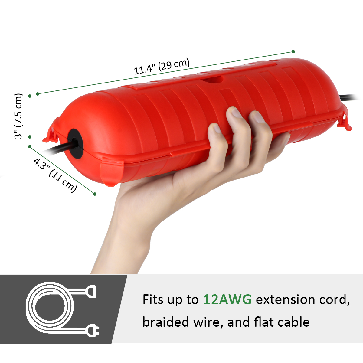 Weatherproof IP54 Outdoor Exte - Outdoor Power Extension Cord review and price