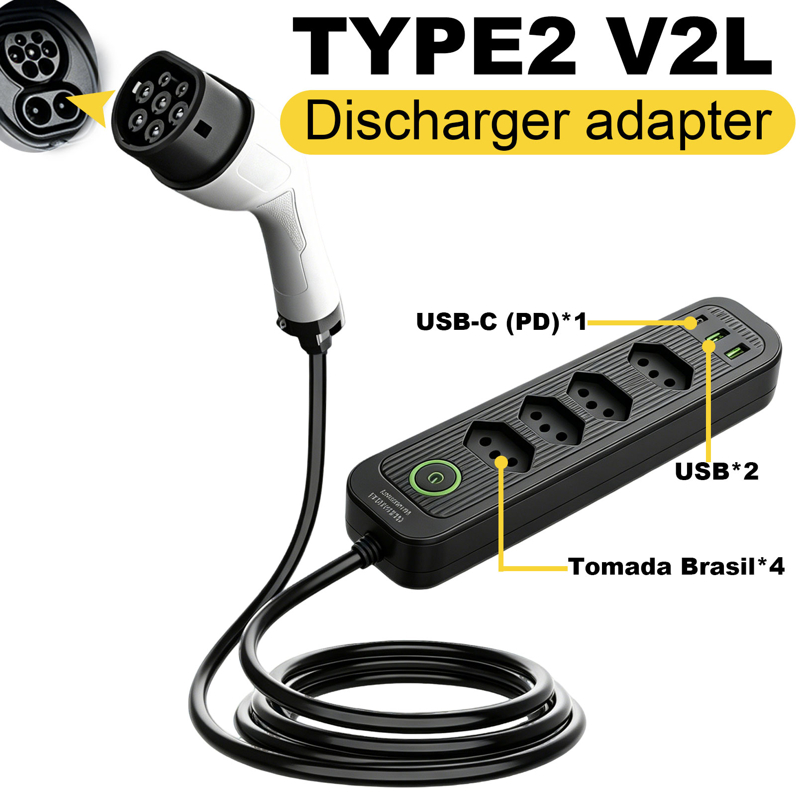 Type2 V2L Discharge Adapter 16 - Outdoor Power Solutions review and price