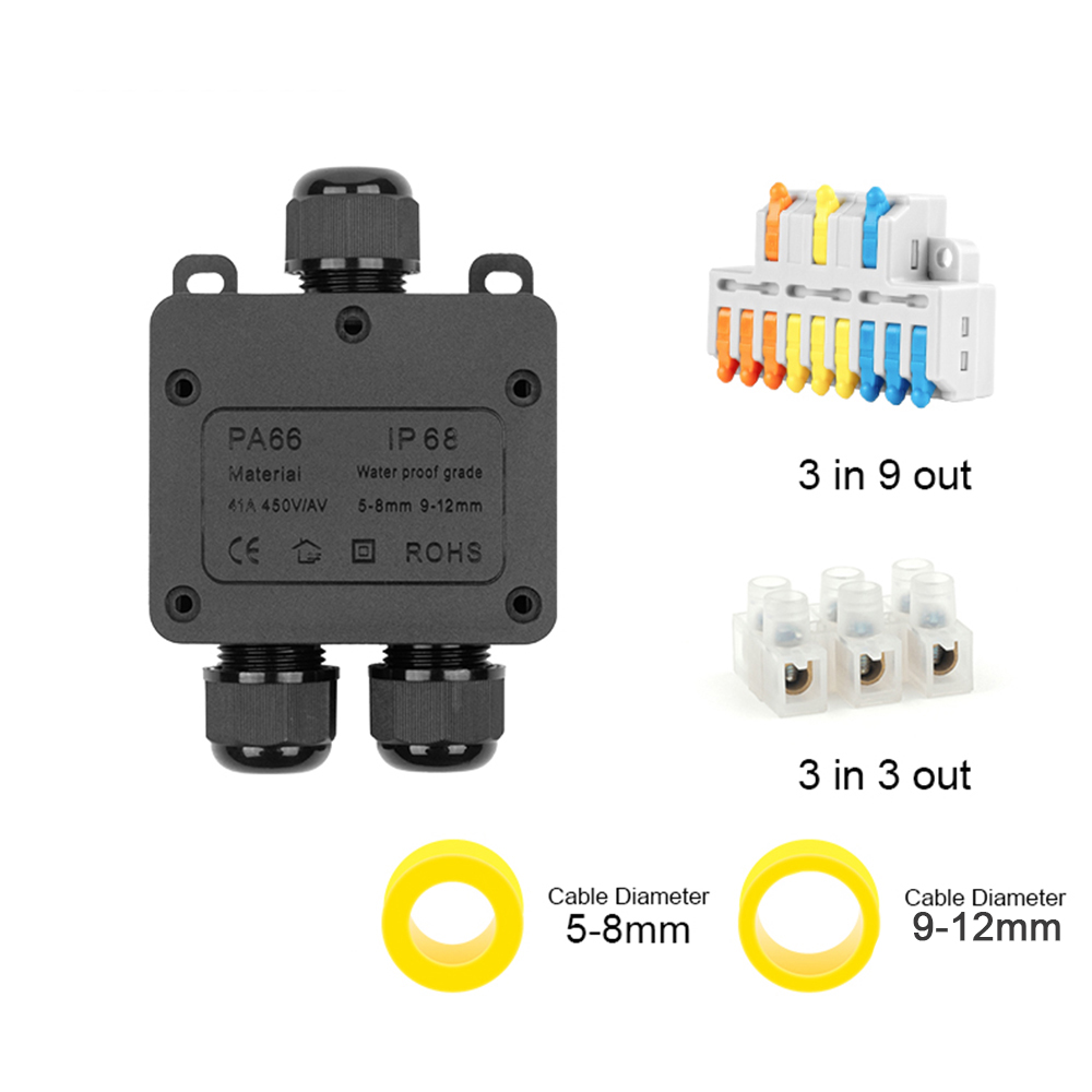 IP68 Outdoor Waterproof Juncti - Outdoor Power Board Box review and price