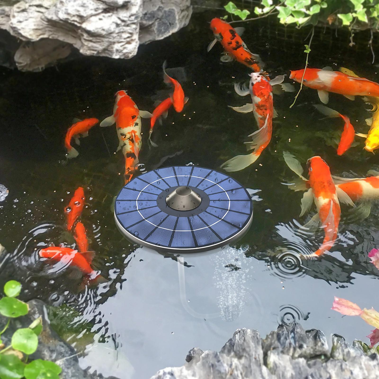 Solar-powered pond aerator pum - Outdoor Power Kit review and price