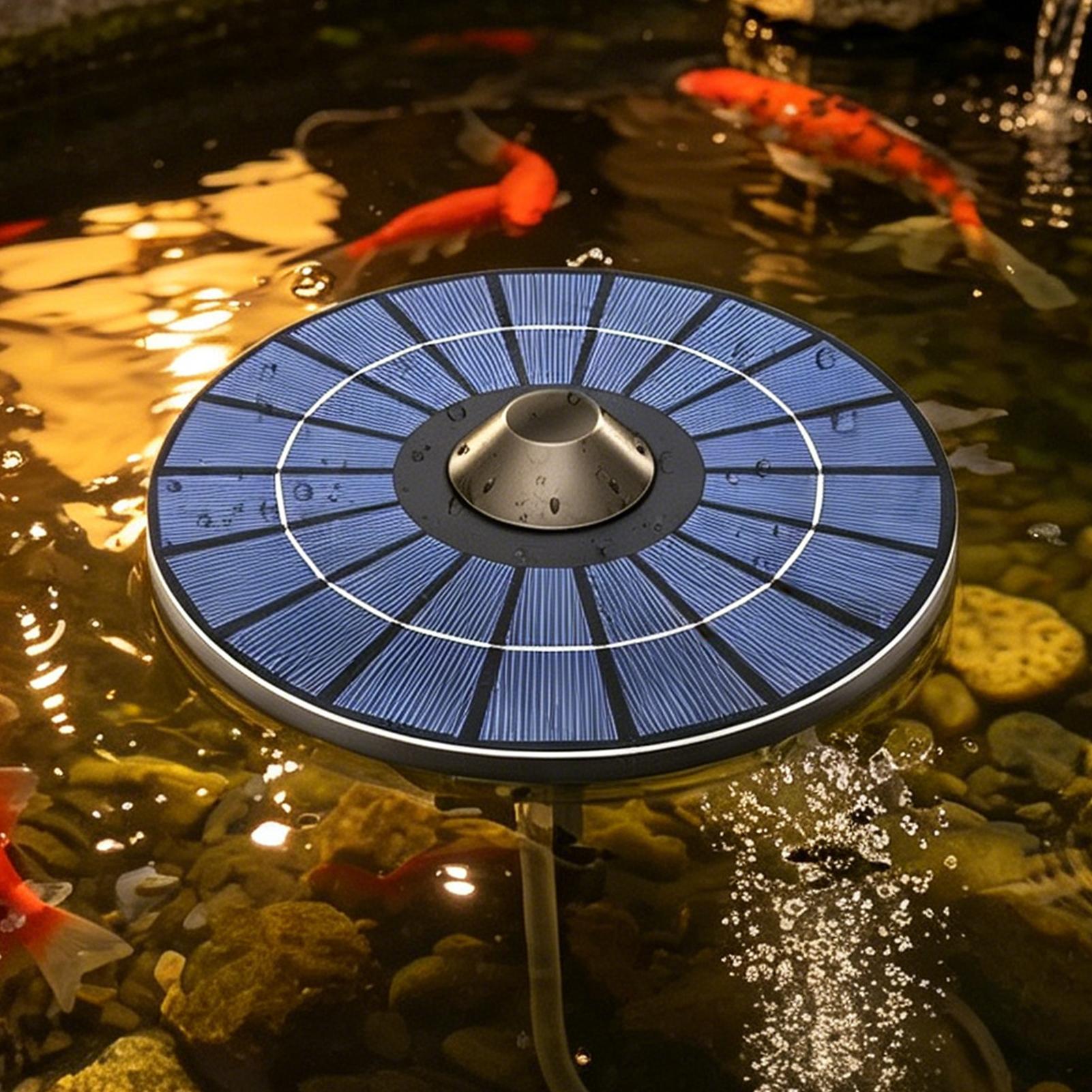 Solar-powered pond aerator pum - Outdoor Power Kit review and price