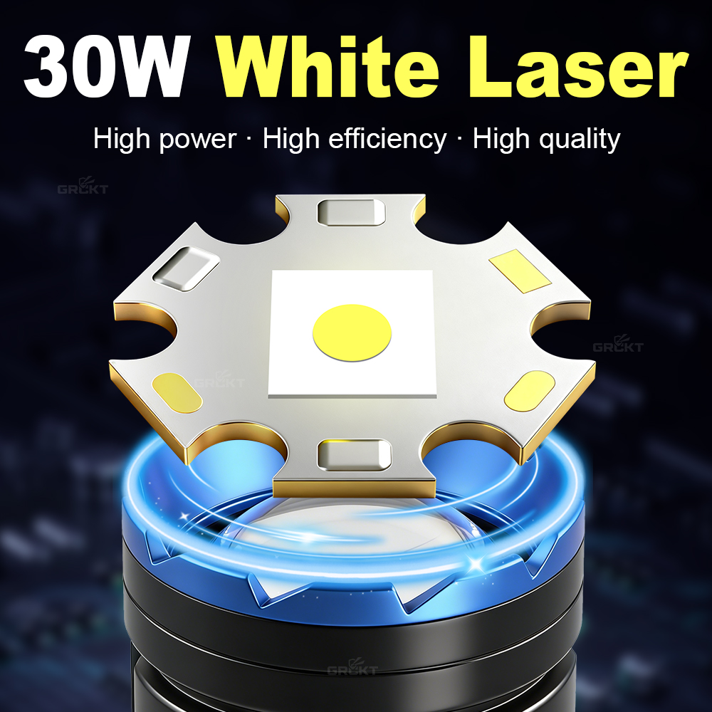 White Laser Camping Flashlight - Outdoor Power Equipment review and price