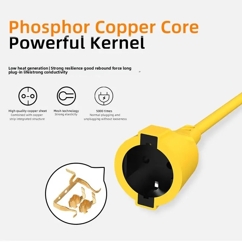 16A EU Schuko Extension Cord 4 - Outdoor Power Extension Cord review and price