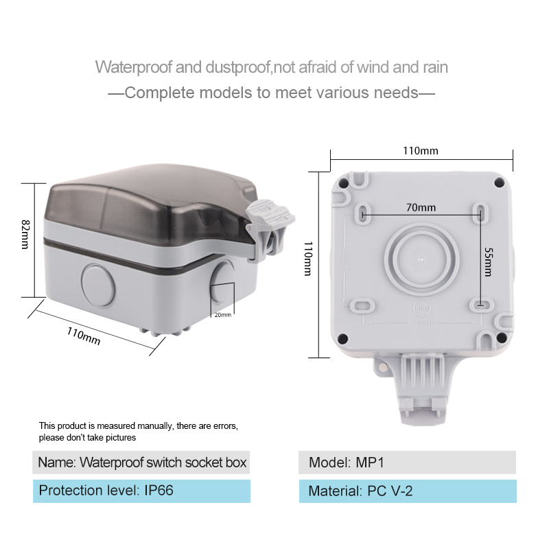 IP66 Outdoor Weatherproof 16A  - Power Switch Outdoor review and price