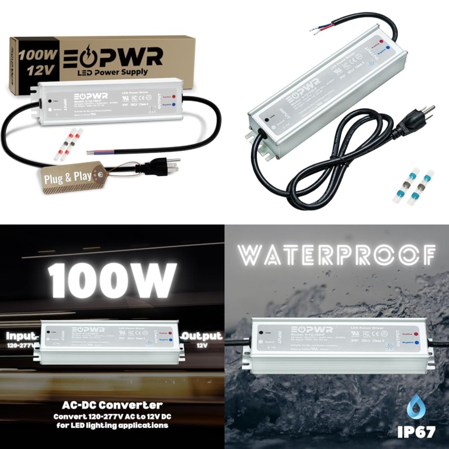 LED Driver Waterproof IP67 Pow - Outdoor Power Adapter review and price