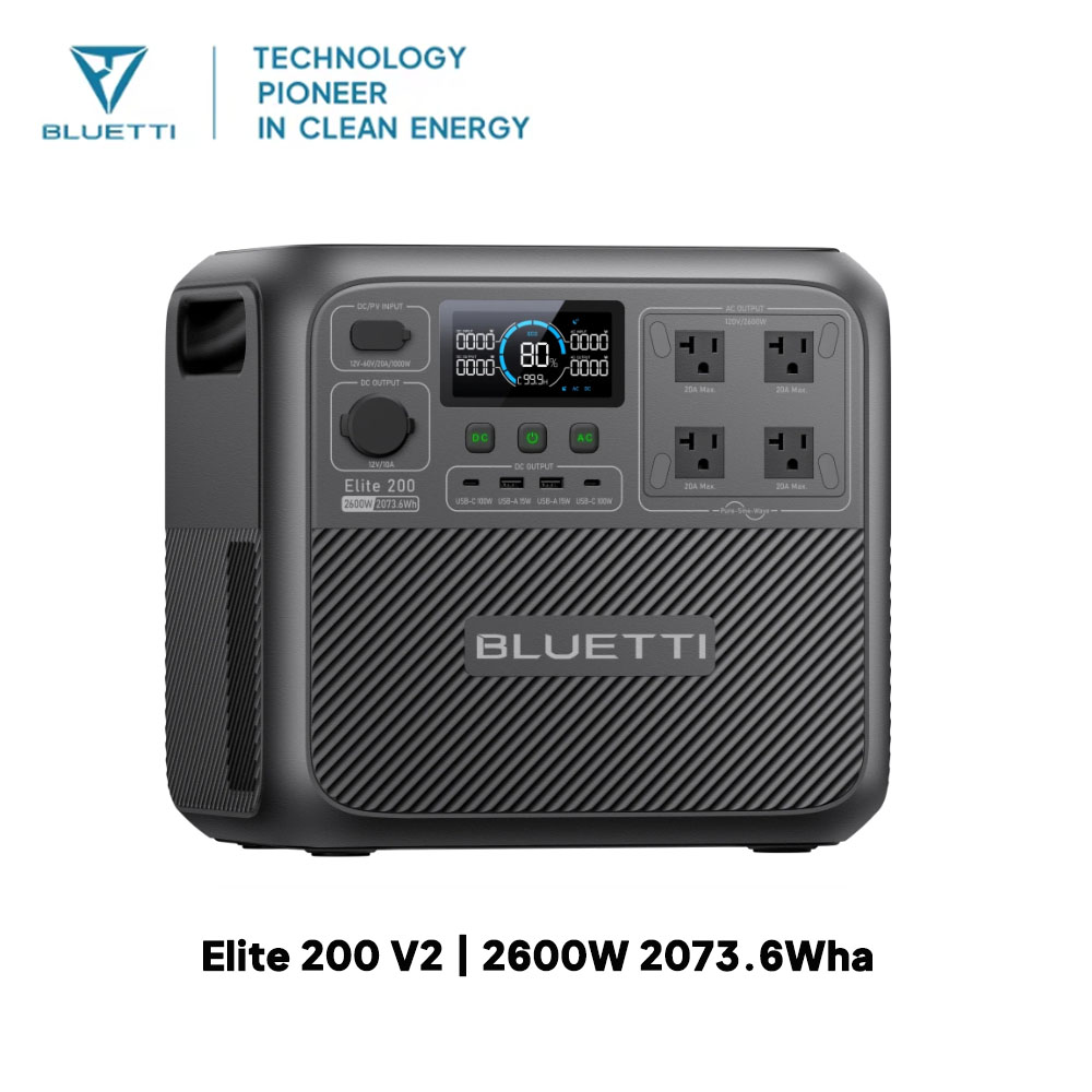 【Renew】BLUETTI Elite 200 V2 Po - Outdoor Power Source review and price