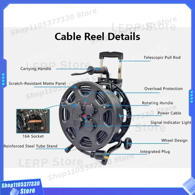 25m Heavy Duty Extension Cable - Outdoor Power Extension Cord review and price
