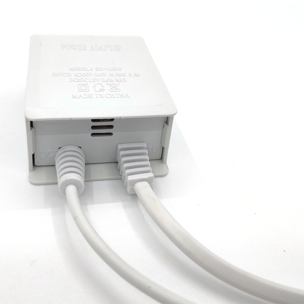 White AC 100-240V Input DC 12V - Outdoor Power Adapter review and price