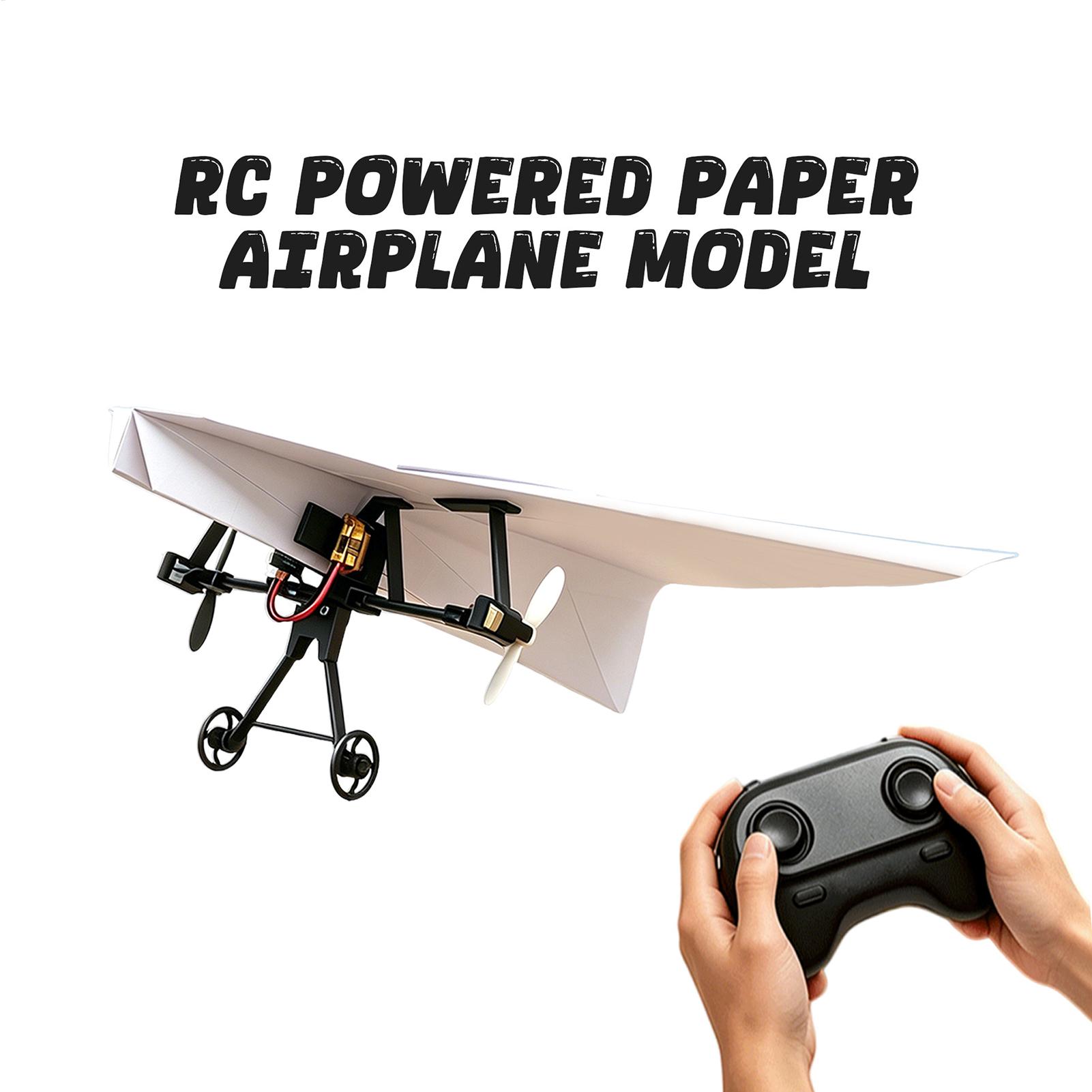 RC Paper Airplane Kit DIY Airc - Outdoor Power Kit review and price